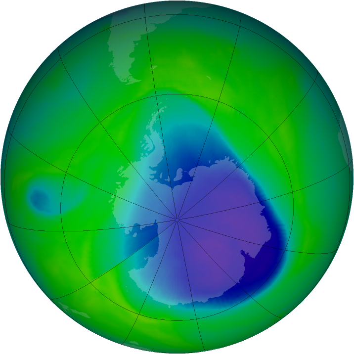 Ozone Map 2007-11-01